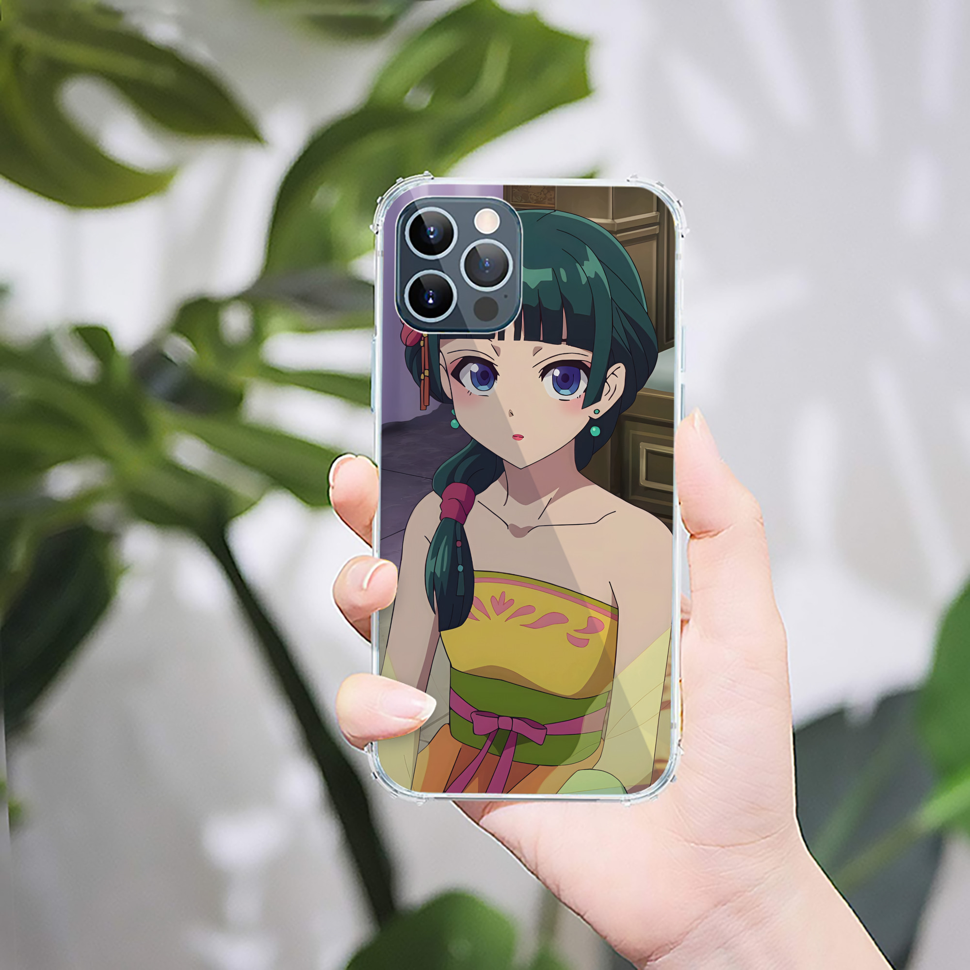 （画像用） 薬屋のひとりごと The Apothecary Diaries 【iPhone 12シリーズ対応】透明スマホケース（クリアソフトケース）